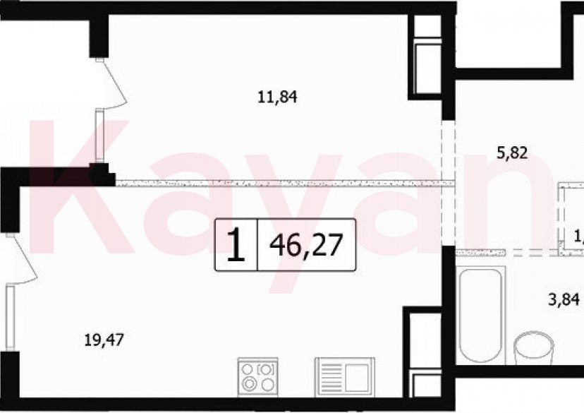Продажа 2-комн. квартиры, 39.71 кв.м фото 0 Продажа 2-комн. квартиры, 39.71 кв.м фото 0