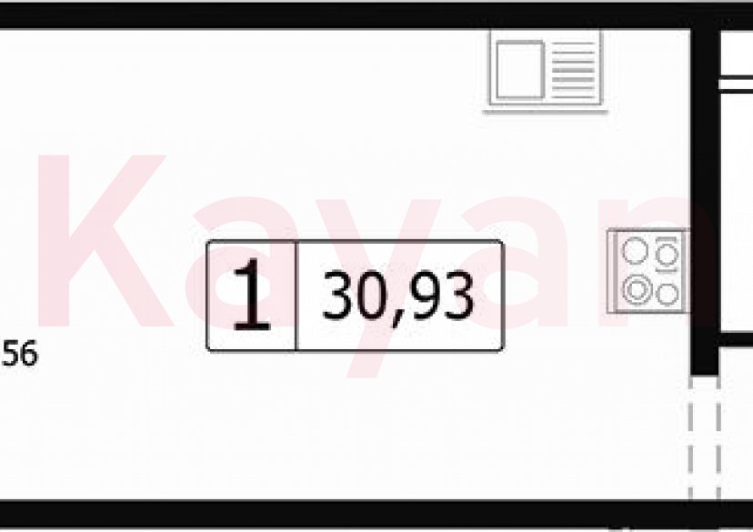 Продажа студии, 28.15 кв.м фото 0 Продажа студии, 28.15 кв.м фото 0