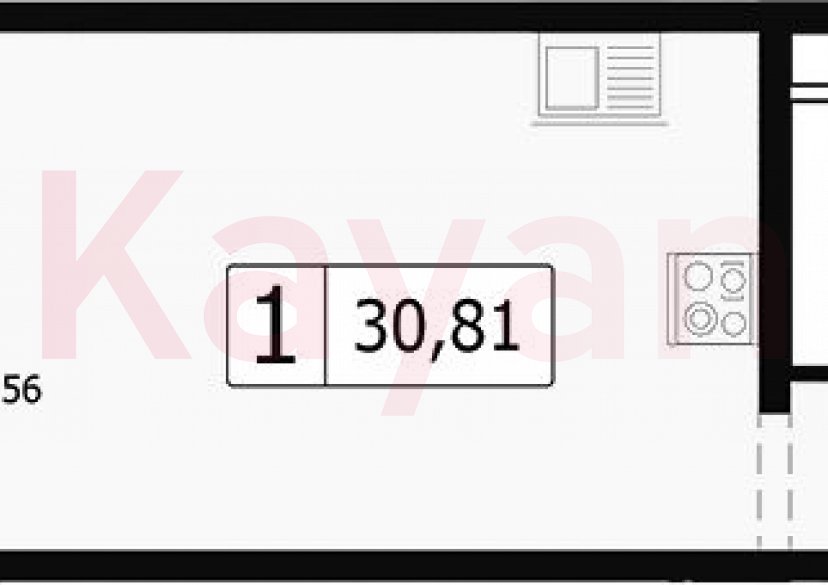 Продажа студии, 27.75 кв.м фото 0 Продажа студии, 27.75 кв.м фото 0