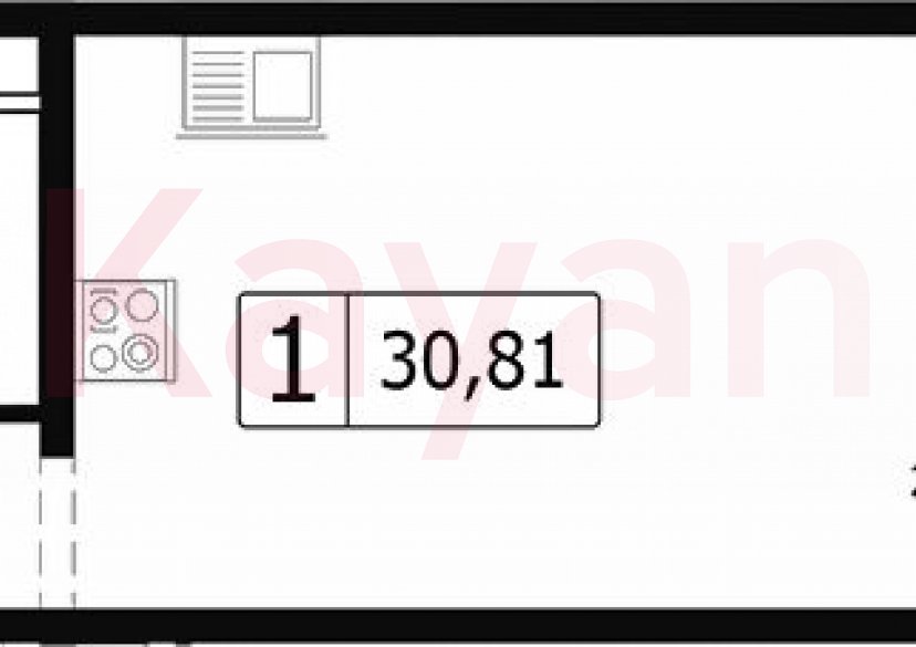 Продажа студии, 27.95 кв.м фото 0 Продажа студии, 27.95 кв.м фото 0