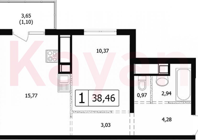 Продажа 2-комн. квартиры, 37.36 кв.м фото 0 Продажа 2-комн. квартиры, 37.36 кв.м фото 0