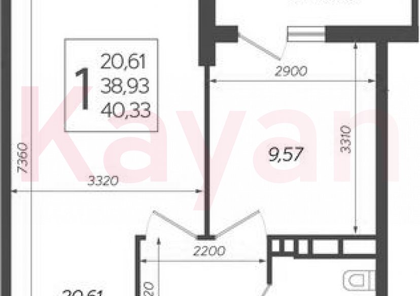 Продажа 1-комн. квартиры, 38.93 кв.м фото 0 Продажа 1-комн. квартиры, 38.93 кв.м фото 0