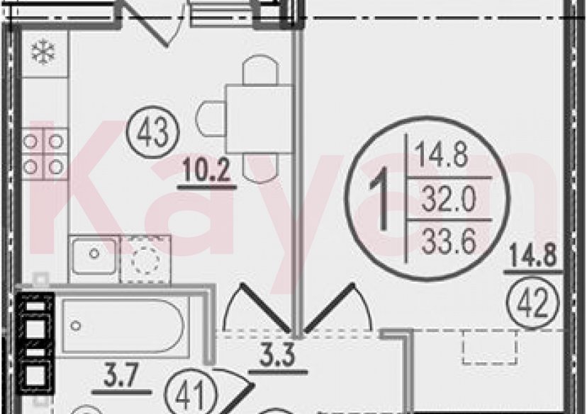 Продажа 1-комн. квартиры, 32 кв.м фото 0 Продажа 1-комн. квартиры, 32 кв.м фото 0