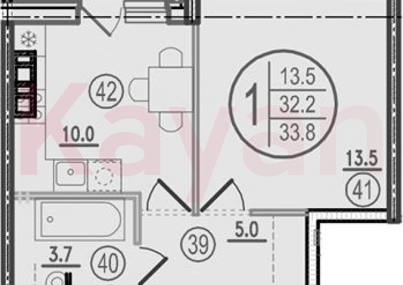 Продажа 1-комн. квартиры, 32.2 кв.м фото 0 Продажа 1-комн. квартиры, 32.2 кв.м фото 0