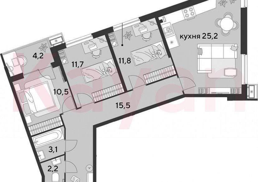 Продажа 4-комн. квартиры, 80 кв.м фото 0 Продажа 4-комн. квартиры, 80 кв.м фото 0