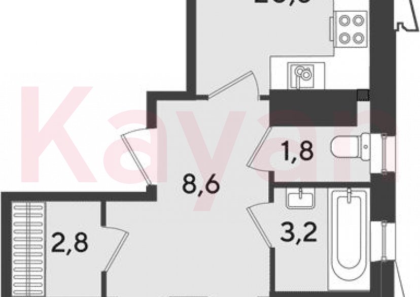 Продажа 3-комн. квартиры, 67.6 кв.м фото 0