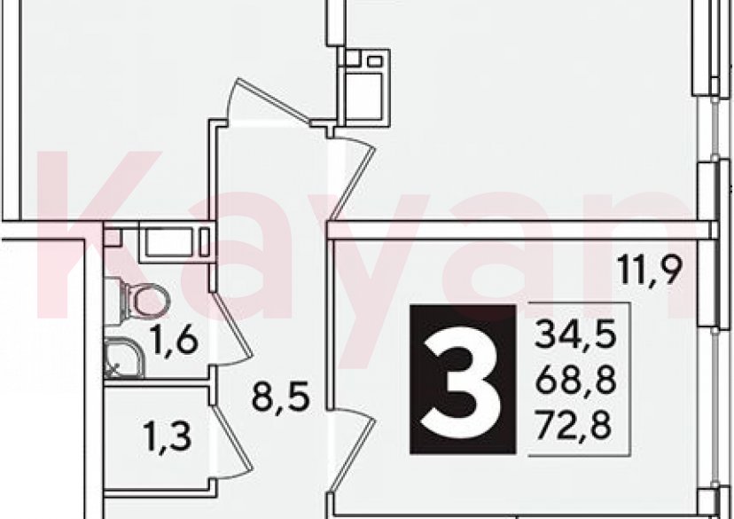 Продажа 4-комн. квартиры, 68.8 кв.м фото 0 Продажа 4-комн. квартиры, 68.8 кв.м фото 0