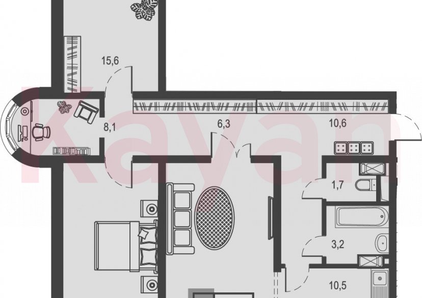 Продажа 3-комн. квартиры, 93.52 кв.м фото 0 Продажа 3-комн. квартиры, 93.52 кв.м фото 0