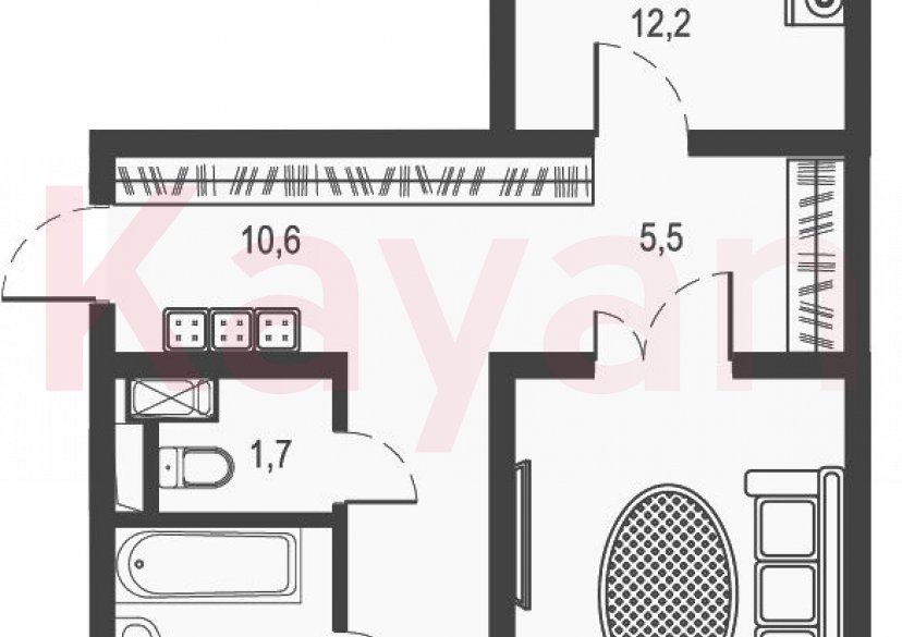 Продажа 2-комн. квартиры, 62.88 кв.м фото 0 Продажа 2-комн. квартиры, 62.88 кв.м фото 0