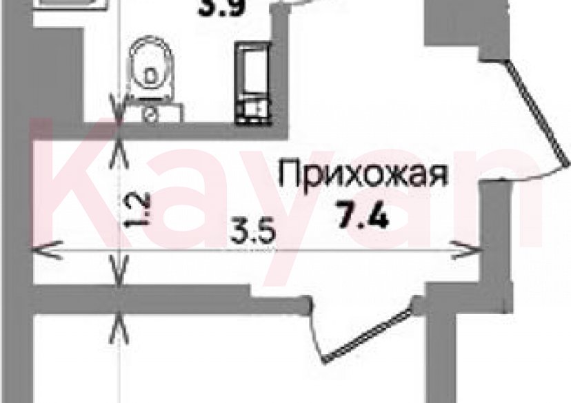 Продажа 1-комн. квартиры, 40.7 кв.м фото 0 Продажа 1-комн. квартиры, 40.7 кв.м фото 0