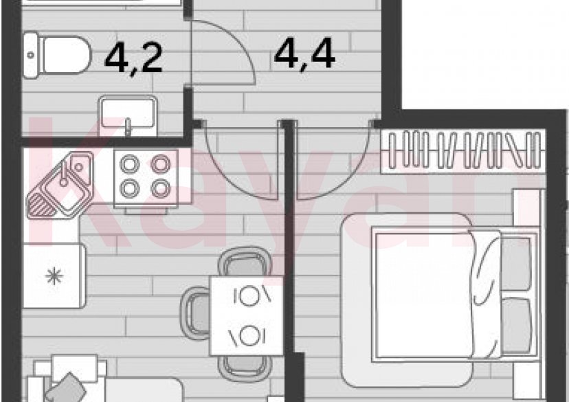 Продажа 1-комн. квартиры, 34.6 кв.м фото 0 Продажа 1-комн. квартиры, 34.6 кв.м фото 0