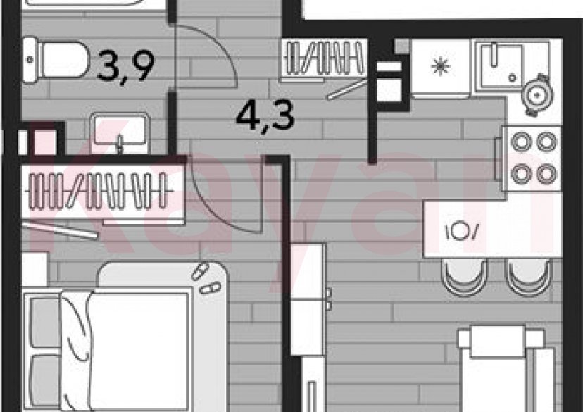 Продажа 1-комн. квартиры, 36.3 кв.м фото 0 Продажа 1-комн. квартиры, 36.3 кв.м фото 0