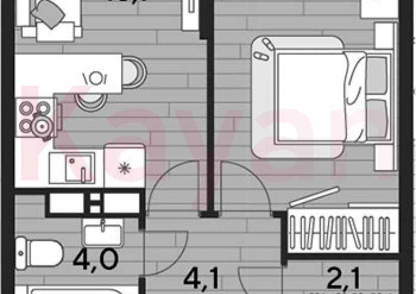 Продажа 1-комн. квартиры, 39.3 кв.м фото 0 Продажа 1-комн. квартиры, 39.3 кв.м фото 0