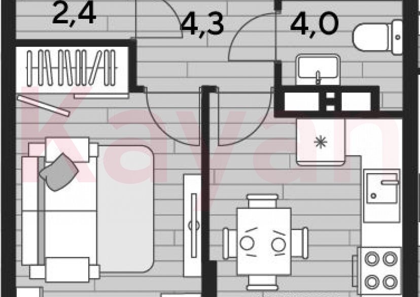 Продажа 1-комн. квартиры, 37.3 кв.м фото 0 Продажа 1-комн. квартиры, 37.3 кв.м фото 0