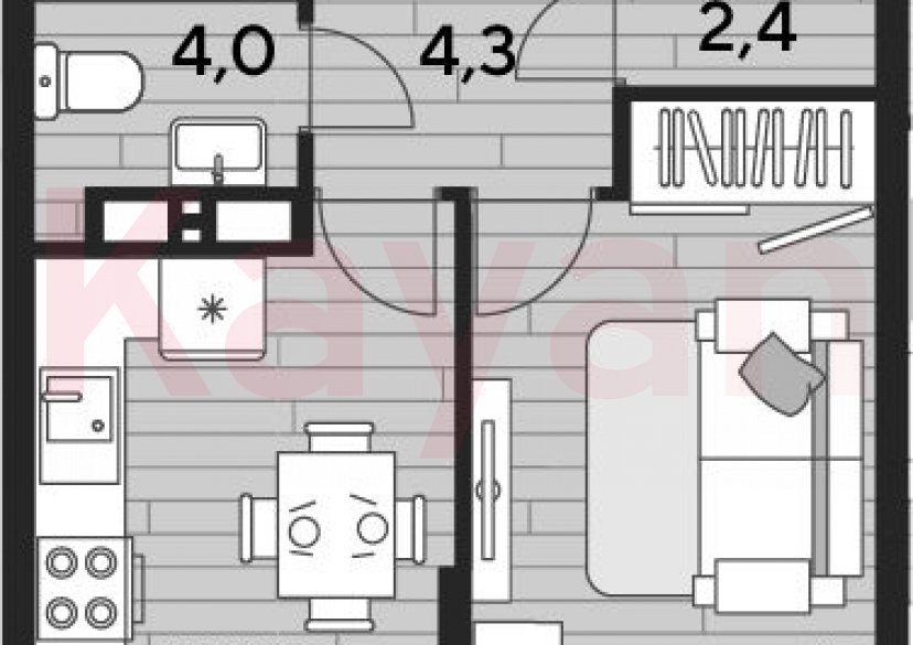 Продажа 1-комн. квартиры, 38.4 кв.м фото 0 Продажа 1-комн. квартиры, 38.4 кв.м фото 0