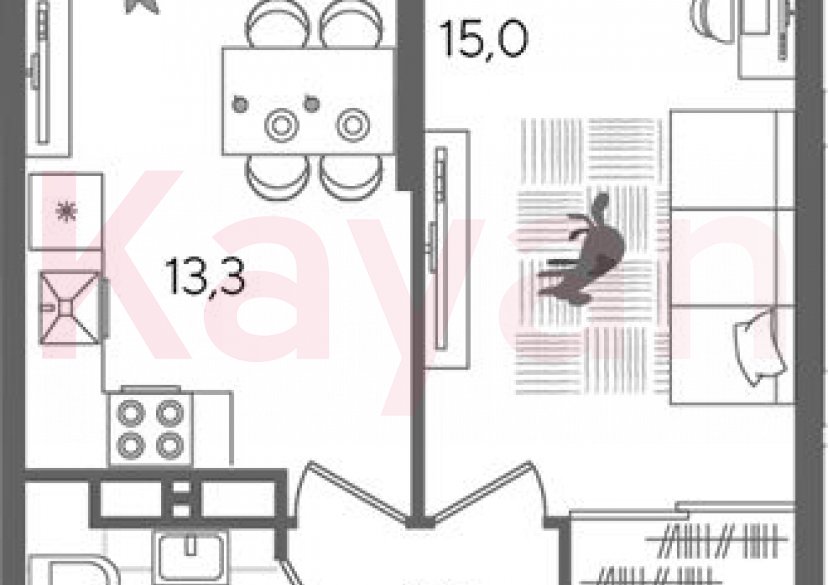 Продажа 1-комн. квартиры, 38 кв.м фото 0 Продажа 1-комн. квартиры, 38 кв.м фото 0
