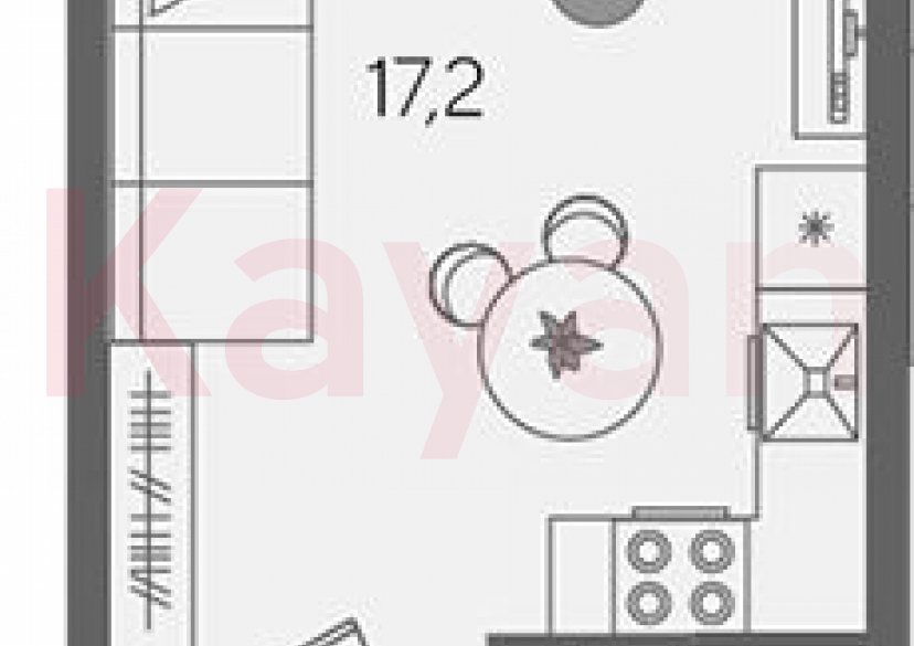 Продажа студии, 23.8 кв.м фото 0 Продажа студии, 23.8 кв.м фото 0