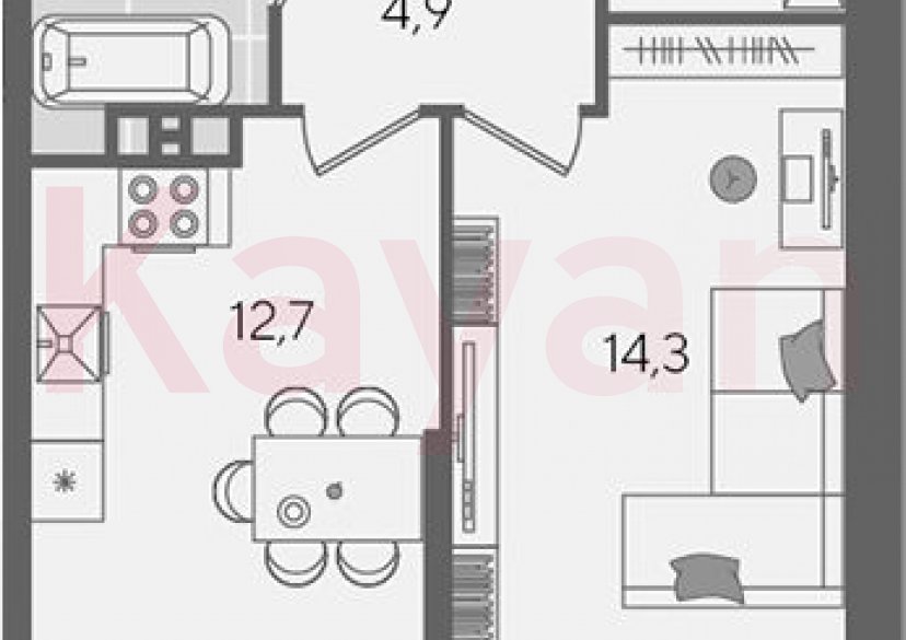 Продажа 1-комн. квартиры, 38.2 кв.м фото 0 Продажа 1-комн. квартиры, 38.2 кв.м фото 0