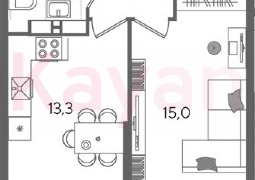 Продажа 1-комн. квартиры, 38 кв.м фото 0 Продажа 1-комн. квартиры, 38 кв.м фото 0