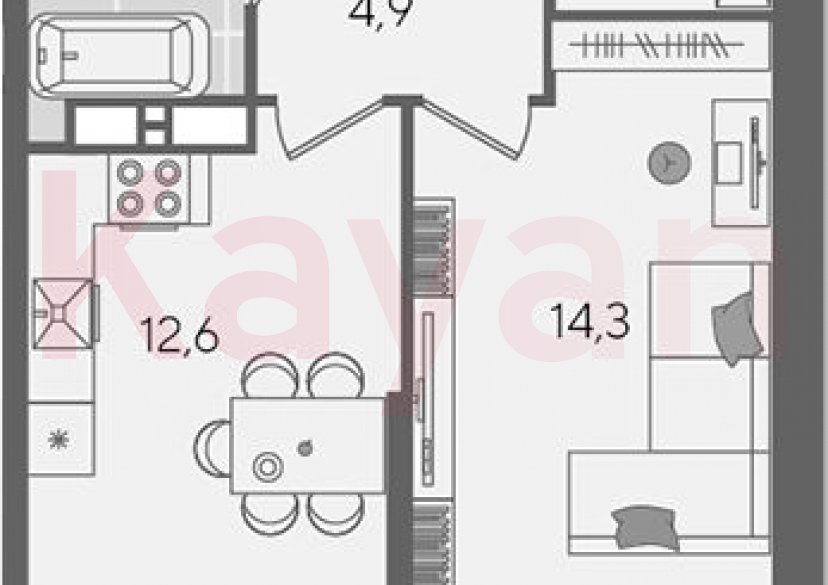 Продажа 1-комн. квартиры, 38 кв.м фото 0 Продажа 1-комн. квартиры, 38 кв.м фото 0