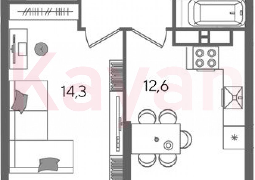 Продажа 1-комн. квартиры, 38 кв.м фото 0 Продажа 1-комн. квартиры, 38 кв.м фото 0