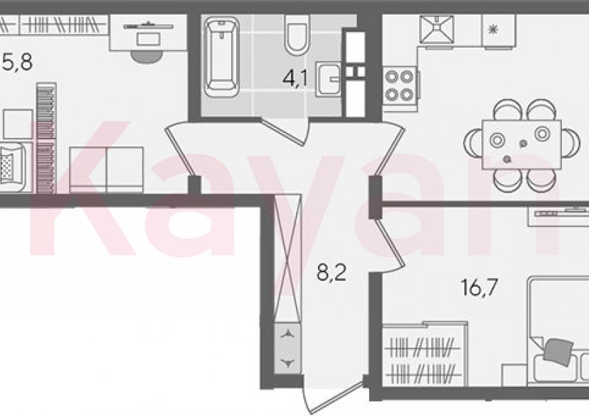 Продажа 3-комн. квартиры, 61.9 кв.м фото 0 Продажа 3-комн. квартиры, 61.9 кв.м фото 0
