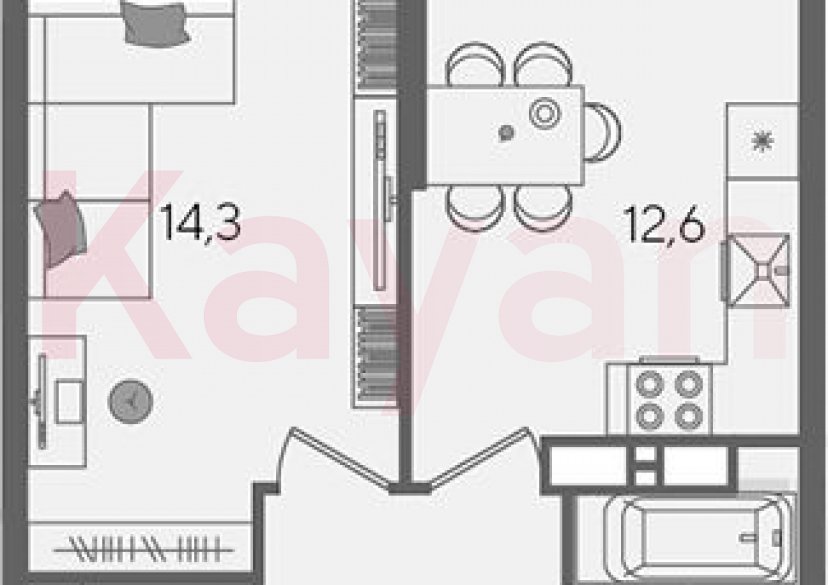 Продажа 1-комн. квартиры, 38 кв.м фото 0 Продажа 1-комн. квартиры, 38 кв.м фото 0