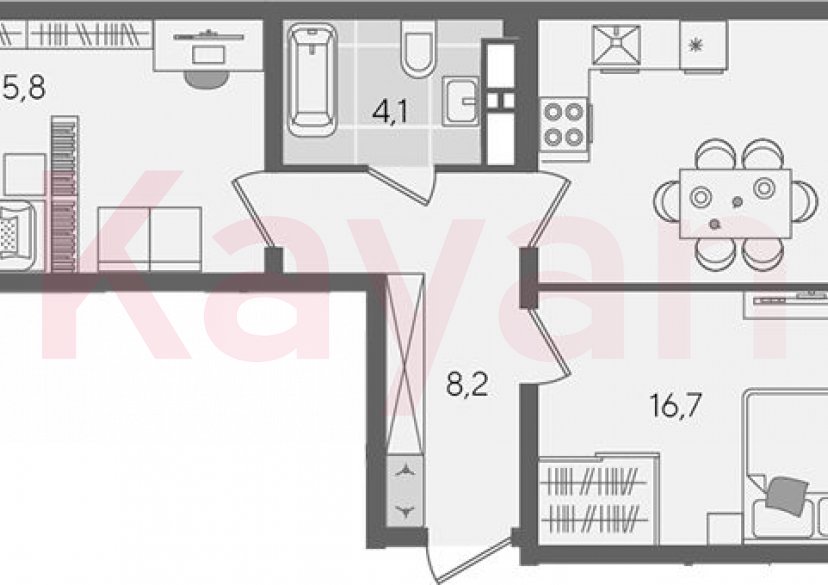 Продажа 3-комн. квартиры, 61.9 кв.м фото 0 Продажа 3-комн. квартиры, 61.9 кв.м фото 0