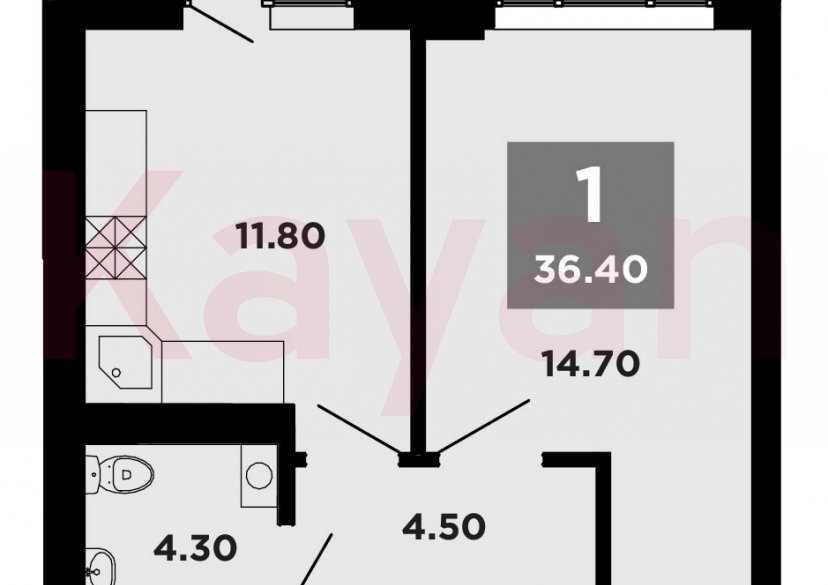 Продажа 1-комн. квартиры, 35.3 кв.м фото 0 Продажа 1-комн. квартиры, 35.3 кв.м фото 0