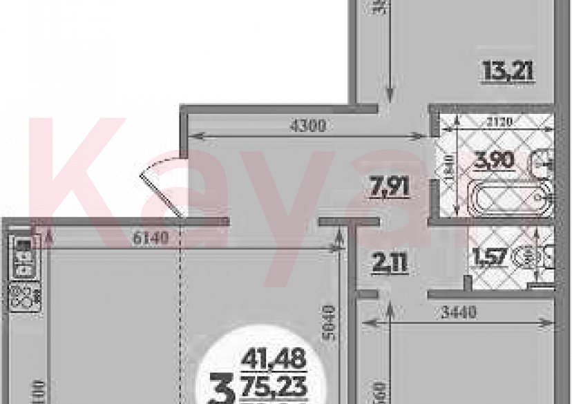 Продажа 3-комн. квартиры, 75.23 кв.м фото 0 Продажа 3-комн. квартиры, 75.23 кв.м фото 0