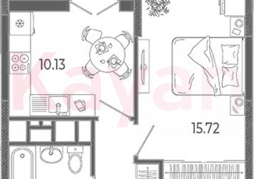 Продажа 1-комн. квартиры, 33.19 кв.м фото 0 Продажа 1-комн. квартиры, 33.19 кв.м фото 0