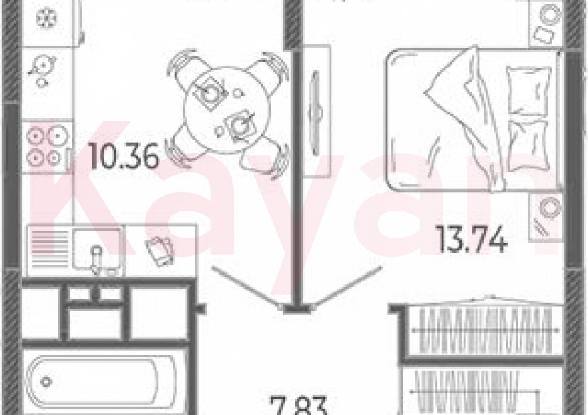 Продажа 1-комн. квартиры, 35.8 кв.м фото 0 Продажа 1-комн. квартиры, 35.8 кв.м фото 0