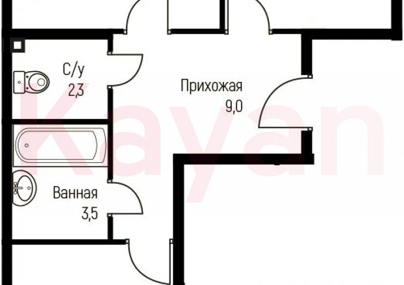 Продажа 2-комн. квартиры, 60.9 кв.м фото 0