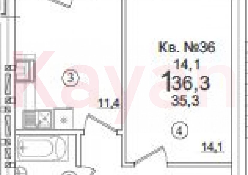 Продажа 1-комн. квартиры, 35.3 кв.м фото 0 Продажа 1-комн. квартиры, 35.3 кв.м фото 0