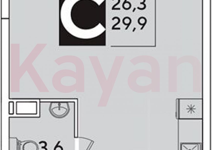 Продажа студии, 29.9 кв.м фото 0 Продажа студии, 29.9 кв.м фото 0