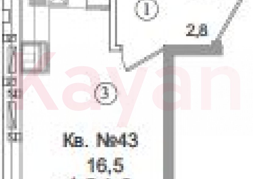 Продажа студии, 23 кв.м фото 0 Продажа студии, 23 кв.м фото 0