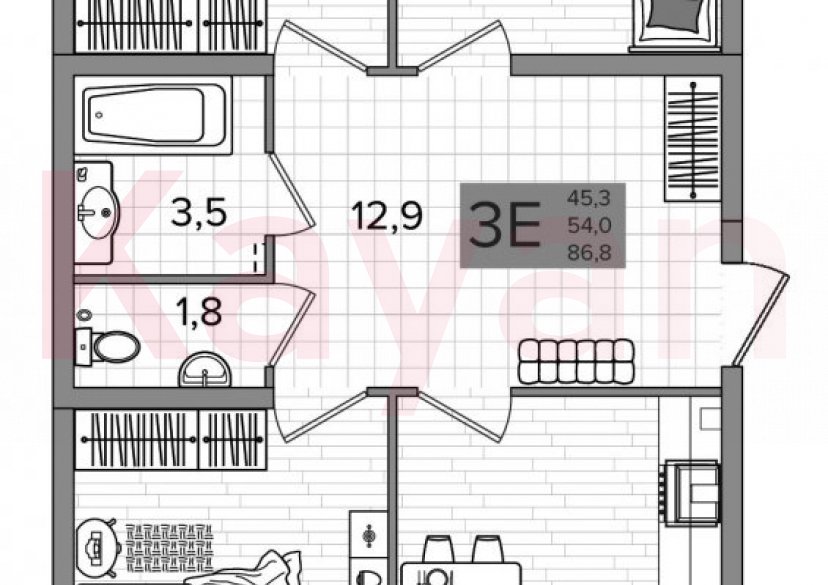 Продажа 4-комн. квартиры, 84 кв.м фото 0 Продажа 4-комн. квартиры, 84 кв.м фото 0