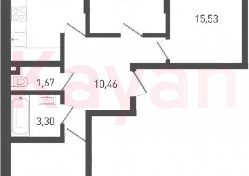 Продажа 3-комн. квартиры, 70.78 кв.м фото 0