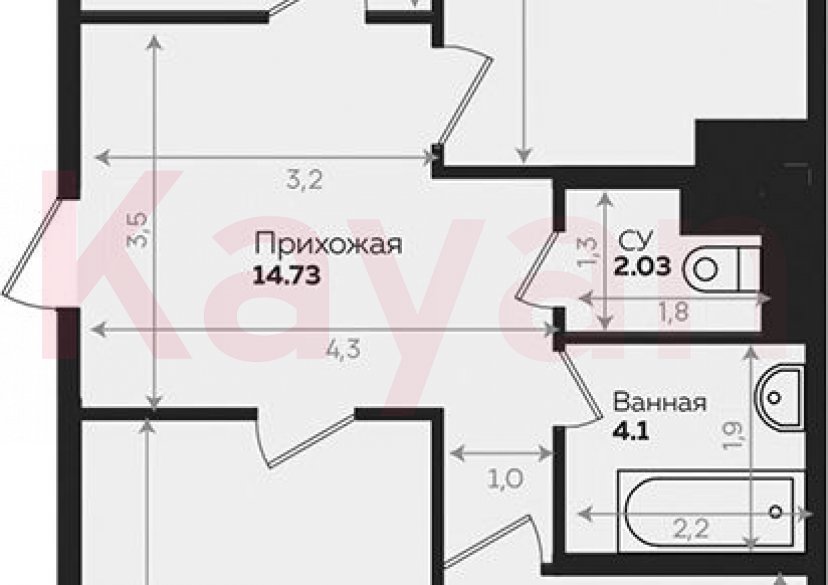 Продажа 3-комн. квартиры, 86.78 кв.м фото 0 Продажа 3-комн. квартиры, 86.78 кв.м фото 0