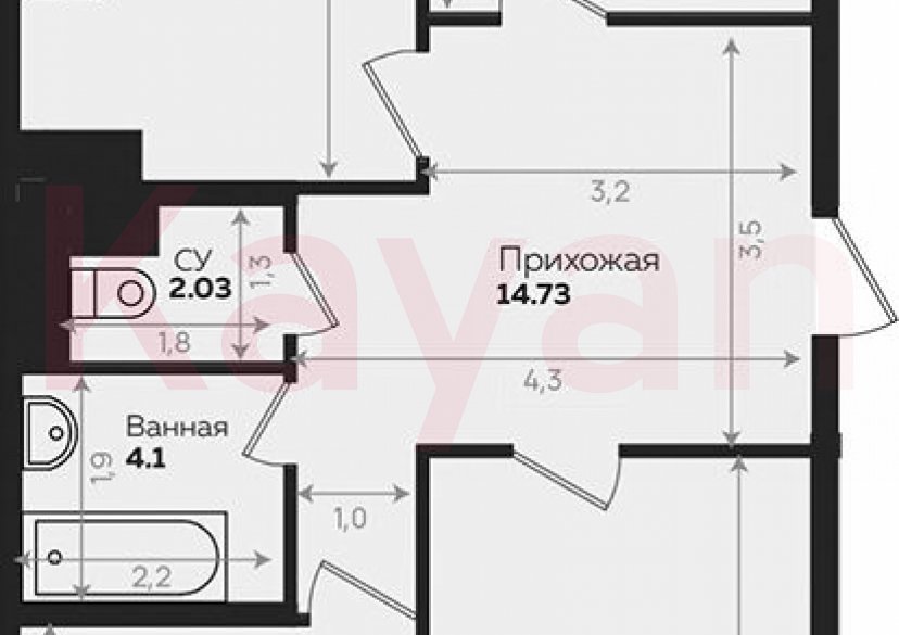 Продажа 3-комн. квартиры, 86.51 кв.м фото 0 Продажа 3-комн. квартиры, 86.51 кв.м фото 0
