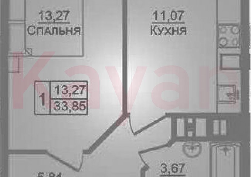 Продажа 1-комн. квартиры, 33.85 кв.м фото 0 Продажа 1-комн. квартиры, 33.85 кв.м фото 0