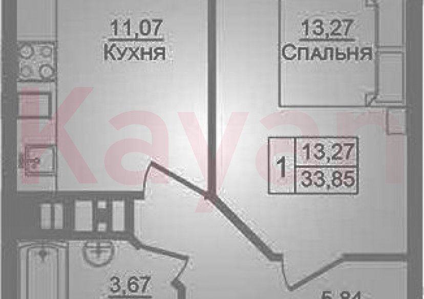 Продажа 1-комн. квартиры, 33.85 кв.м фото 0 Продажа 1-комн. квартиры, 33.85 кв.м фото 0