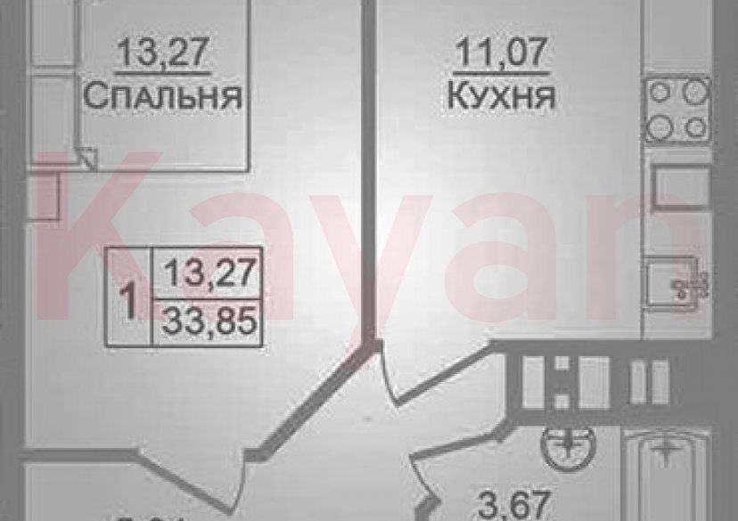 Продажа 1-комн. квартиры, 33.85 кв.м фото 0 Продажа 1-комн. квартиры, 33.85 кв.м фото 0
