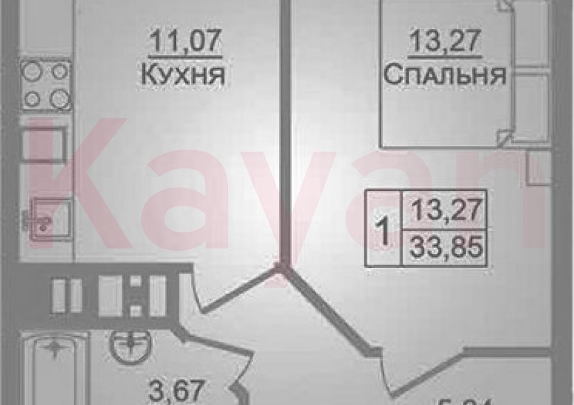 Продажа 1-комн. квартиры, 33.9 кв.м фото 0 Продажа 1-комн. квартиры, 33.9 кв.м фото 0