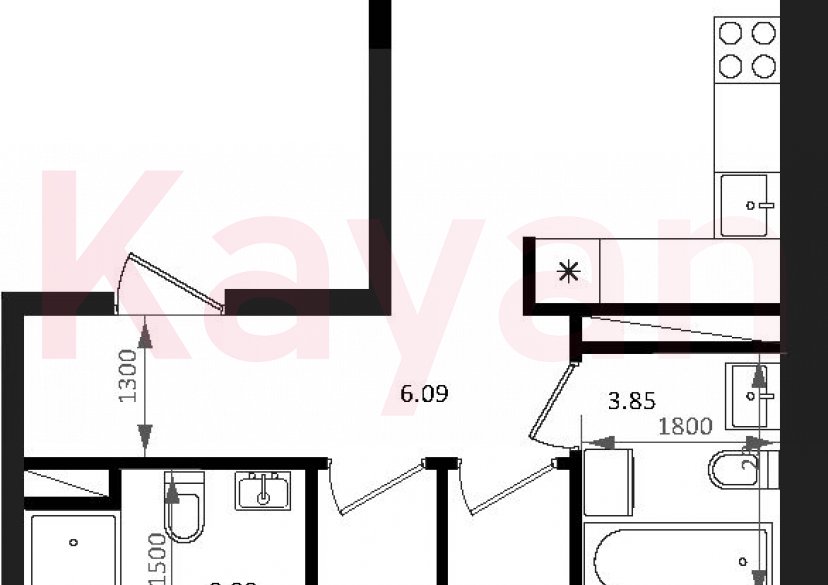Продажа 3-комн. квартиры, 57.63 кв.м фото 0 Продажа 3-комн. квартиры, 57.63 кв.м фото 0