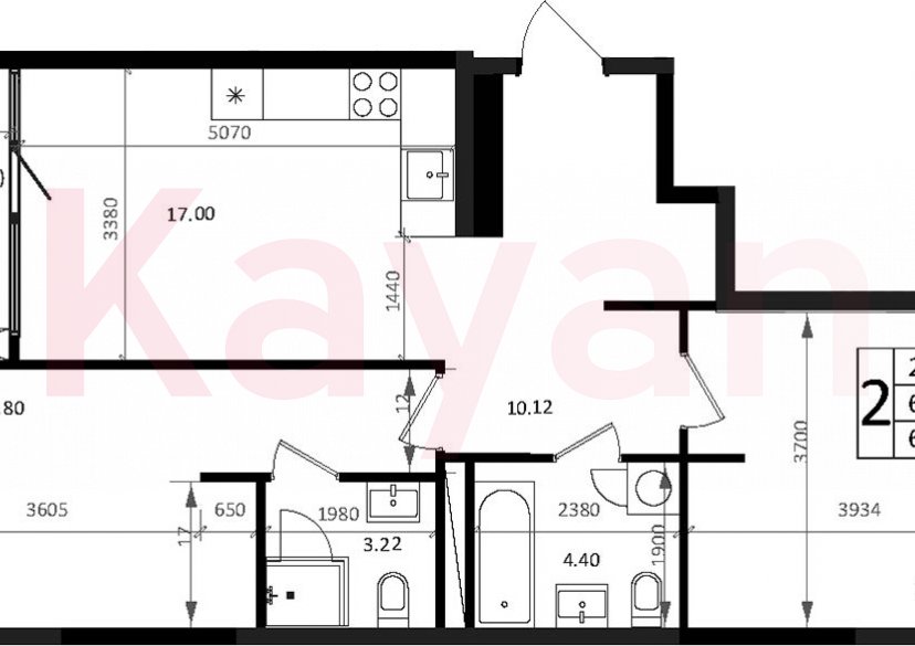 Продажа 3-комн. квартиры, 63.64 кв.м фото 0 Продажа 3-комн. квартиры, 63.64 кв.м фото 0