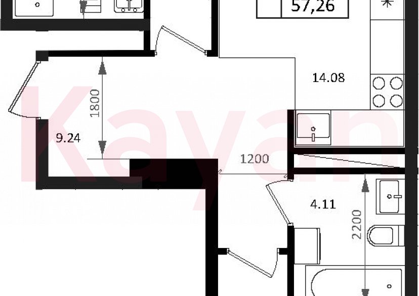 Продажа 3-комн. квартиры, 55.08 кв.м фото 0