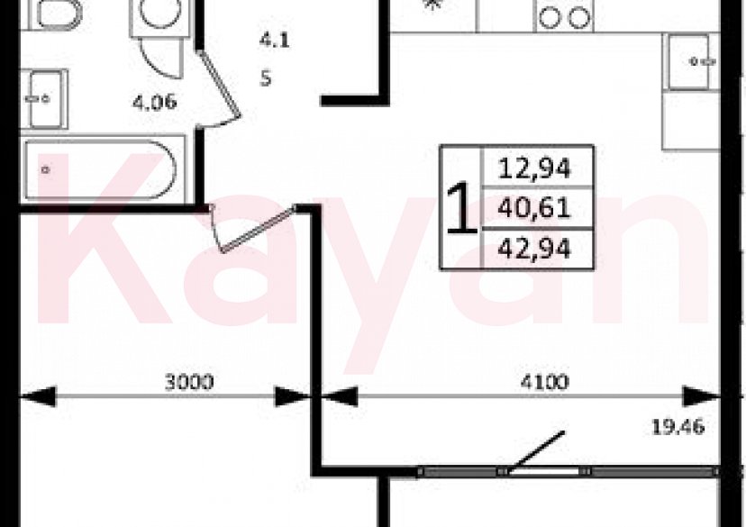 Продажа 2-комн. квартиры, 40.61 кв.м фото 0 Продажа 2-комн. квартиры, 40.61 кв.м фото 0