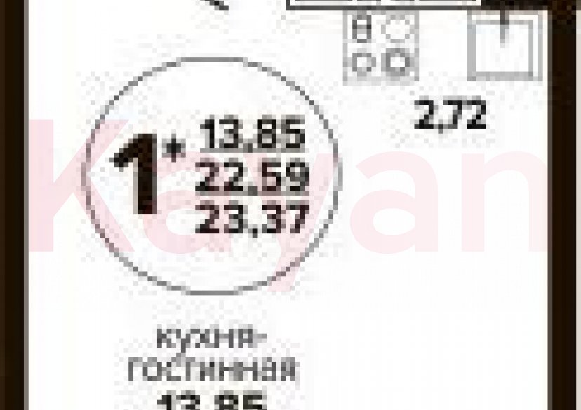 Продажа студии, 22.59 кв.м фото 0