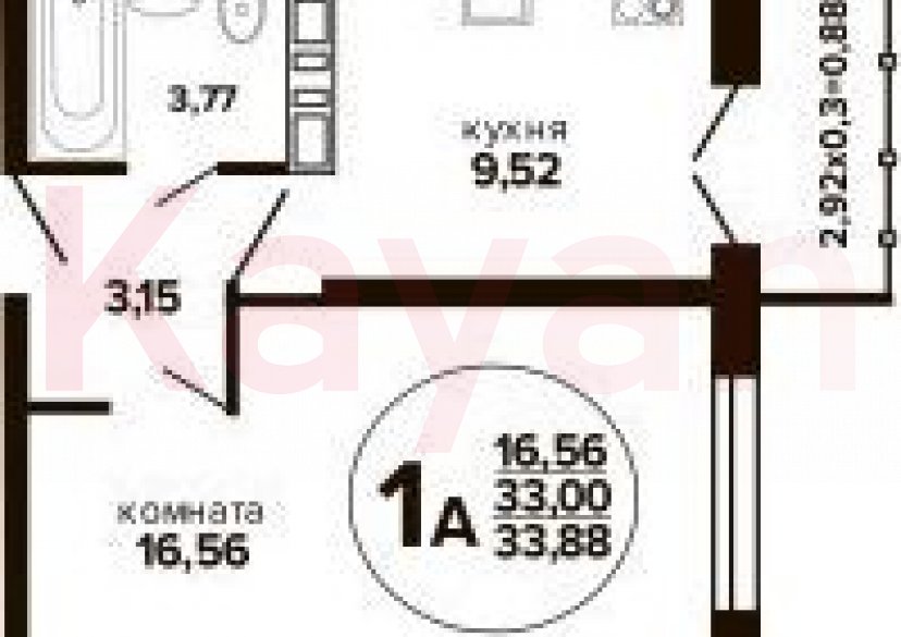 Продажа 2-комн. квартиры, 33 кв.м фото 0 Продажа 2-комн. квартиры, 33 кв.м фото 0